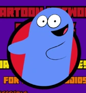 Bloo's character pop-up from the Yes! era