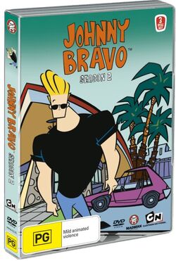 Bewitched sitcom in the art style of Johnny Bravo, cartoon