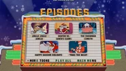 Christmas Rocks DVD Episodes 1-5 selection menu