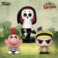 Billy, Mandy, and Grim Funko Pops promo