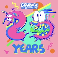 Social media post celebrating the 25th anniversary of the show's pilot episode in 2021.