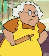 Muriel's cameo in Crisis on Infinite Mirths