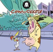 X version of Cow and Chicken's social media promo
