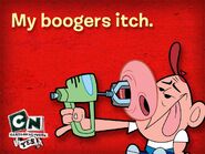 My Boogers Itch promo poster from the Yes! era