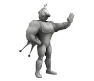 Model of the Green Squeaker statue from FusionFall