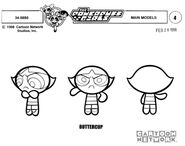 Buttercup's model sheet