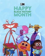 social media post celebrating Black History Month 2025