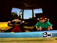 CN City bumper featuring Numbuh 1 and Numbuh 2