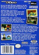 GameBoy Advance Video volume back cover