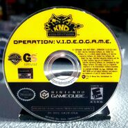 Operation: V.I.D.EO.G.A.M.E. Gamecube game disc