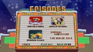 Christmas Rocks DVD Episodes 6-8 selection menu