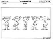 Mike's turn around model sheet