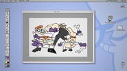 A bumper of the block referencing Ego Trip from Dexter's Laboratory