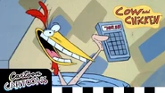 YouTube thumbnail of a full scene of Molting Fairy from Cow and Chicken