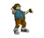 Model of Numbuh 2's model appearance from FusionFall