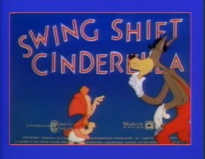 The Big Bad Wolf and Little Red noticing they're in the wrong cartoon.