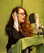 Катарина Богићевић у студију.