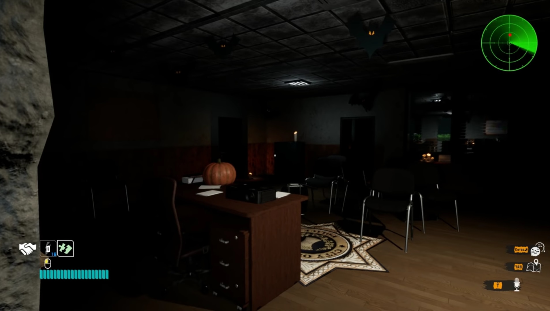 case animatronics control office