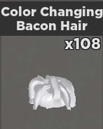 Color Changing Bacon Hair Roblox Case Clicker Wiki Fandom - roblox bacon hair skin tone