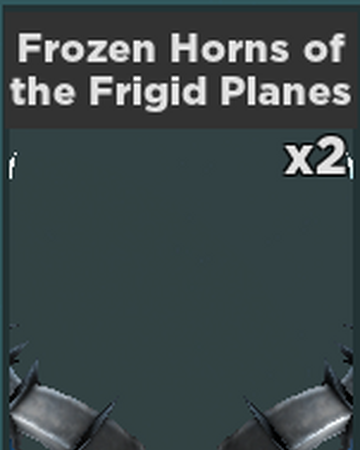 Frozen Horns Of The Frigid Planes Roblox Case Clicker Wiki Fandom - roblox frozen horns of the frigid planes id