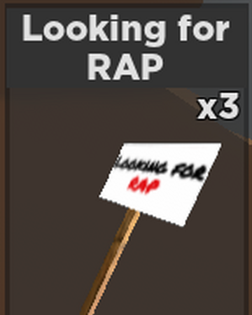 how to see rap in roblox