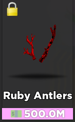 Ruby Antlers Roblox Case Clicker Wiki Fandom - roblox wiki silverthorn antlers