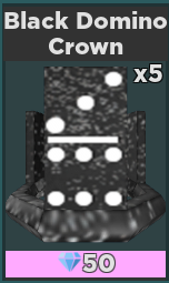 Black Domino Crown Roblox Case Clicker Wiki Fandom - is roblox ever gonna reset the price for domino crown