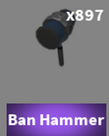 Ban Hammer Roblox Gear - roblox gear code for ban hammer