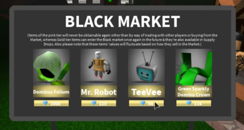 Black Market | Roblox Case Clicker Wiki | Fandom