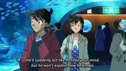 Ran and Shinichi in oceanarium(ep 772)
