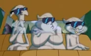 The Ghostly Trio on a road trip with Dr. Harvey in "The Spooktacular New Adventures of Casper" ("Legend of Duh Bigfoot", Season 1, Episode 3).