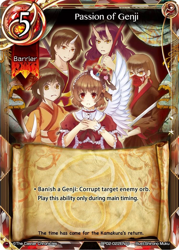 Passion of Genji Caster Chronicles TCG Wiki Fandom