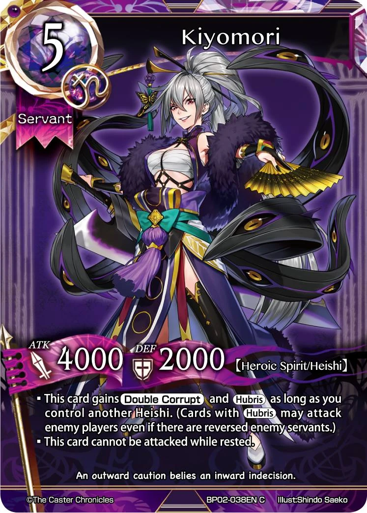 Kiyomori Caster Chronicles TCG Wiki Fandom