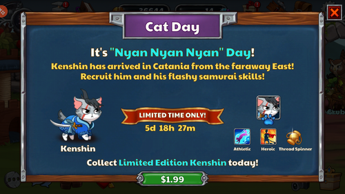 Cat Day Offer