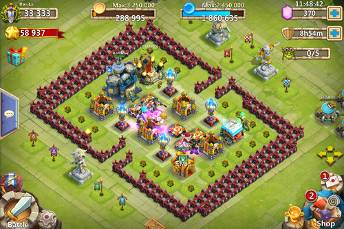 Bestes Clash of Clans Town Hall Level 7 Verteidigungslayout