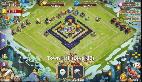 town hall 9 base design