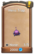 Hero Trap tabs in shop