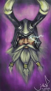 Thunder God designed by Kahar