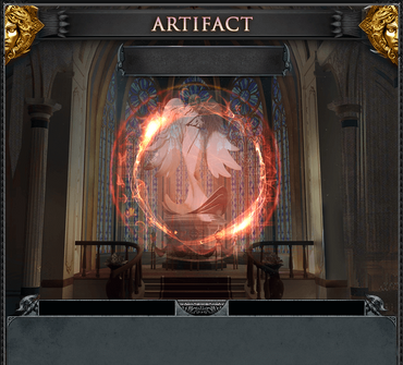 Artifact info background top