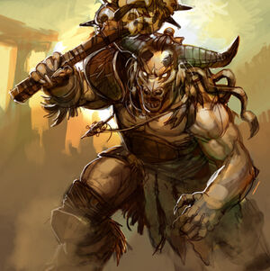 Karn The Minotaur Boss