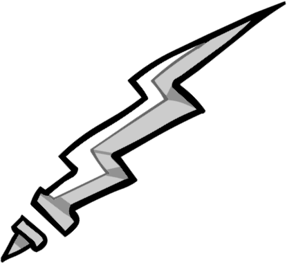 black lightning bolt png