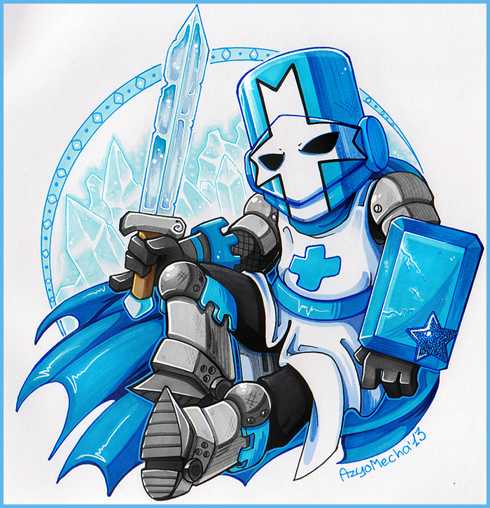 Castle Crashers Wiki - Blue Knight Castle Crashers, HD Png