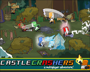 Image – Castle Crasher Green Knight Castle Crashers Wiki FANDOM