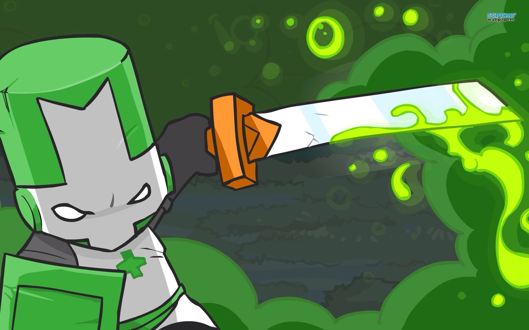 Image – Castle Crasher Green Knight Castle Crashers Wiki FANDOM