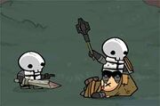 Castle crashers skeleton gif