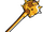 Gold Skull Mace