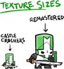 Texture sizes difference