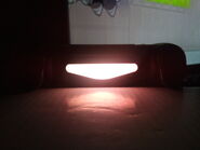 Bear's color affinity on a PS4 controller (it's pastel pink in person).