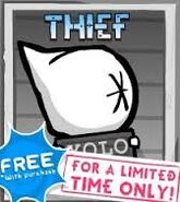 A limited time only head for the game Battleblock Theater.