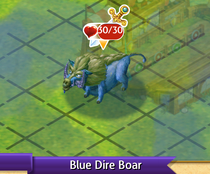 The Blue Dire Boar
